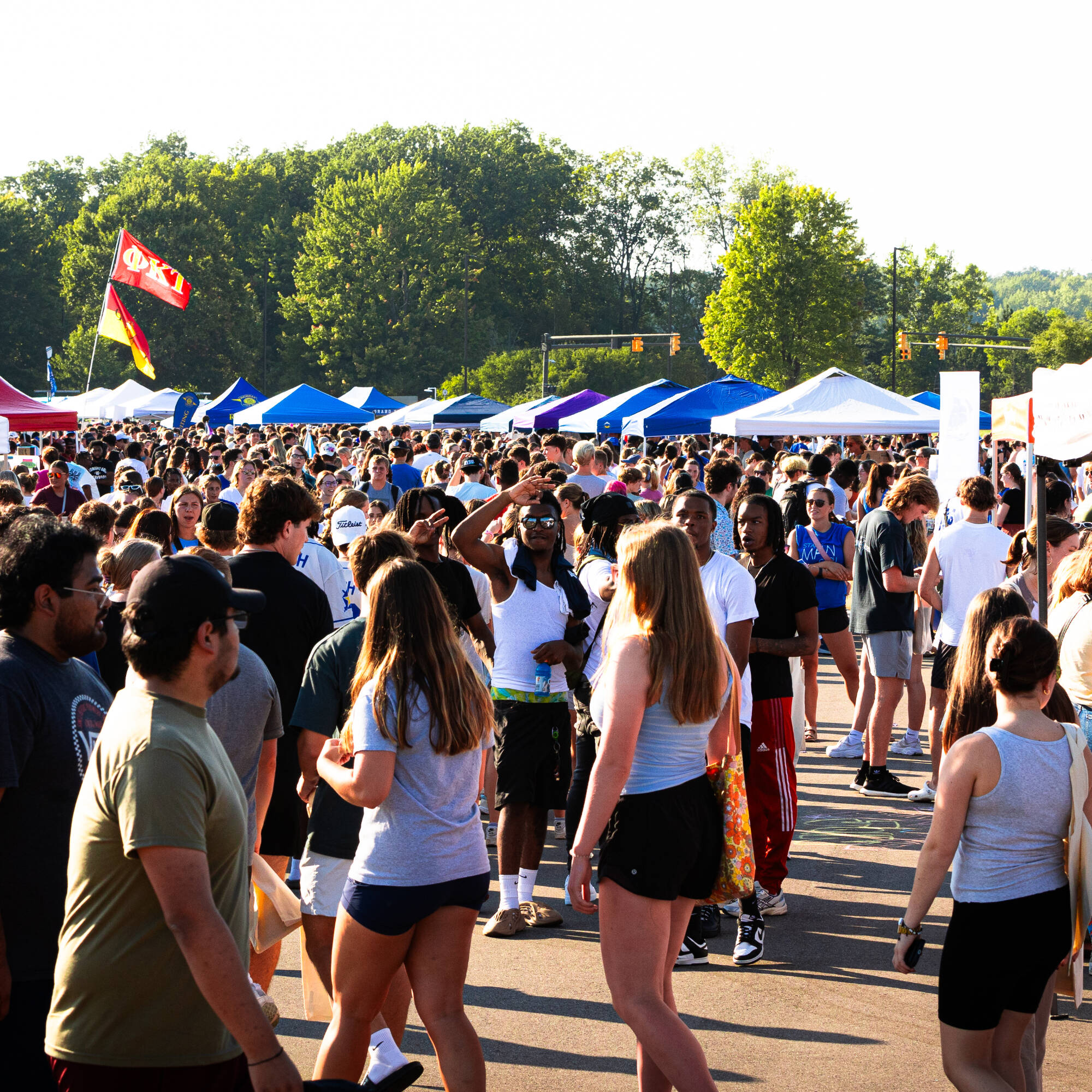 A group of students at Campus Life Night